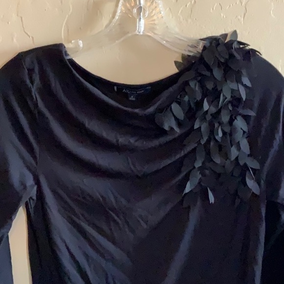 Black Anne Klein Top - Picture 1 of 9